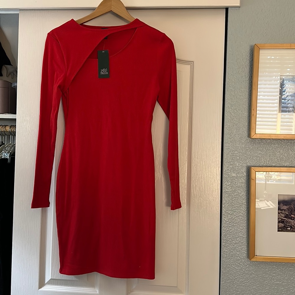 NWT Red Body Con Dress